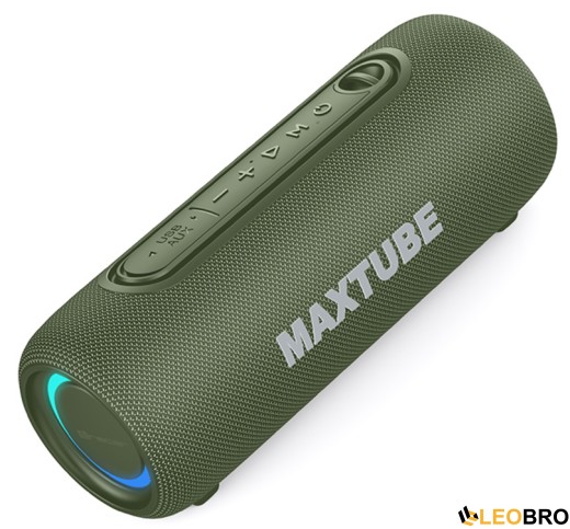 Bluetooth колонка Tracer MaxTube TWS Green 20W (TRAGLO47359) - 1
