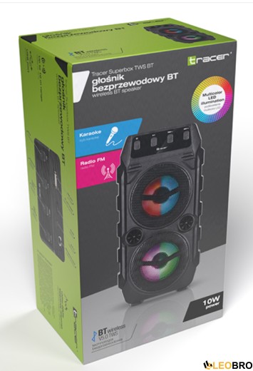 Bluetooth колонка Tracer Superbox TWS Black 10W (TRAGLO46612) - 4