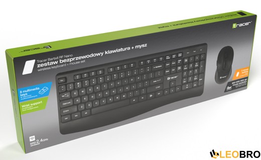 Комплект (клавіатура+миша) Tracer BARTIX II RF NANO (TRAKLA47399) - 7
