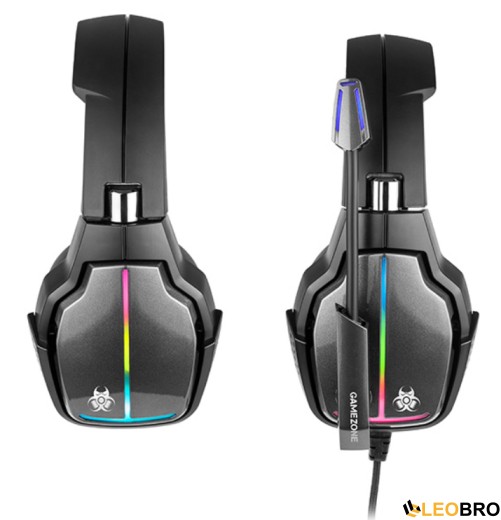Комп'ютерна аудіо гарнітура Tracer GAMEZONE Hydra PRO RGB 7.1 (TRASLU46955) - 2