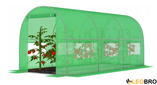 Садова теплиця парник LEOBRO Garden 10м2 Green (LB-10M19) - 2