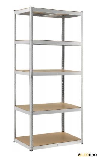 Металлический стеллаж FunFit 180x100x50 см, прочный (200 кг/полка) - 2