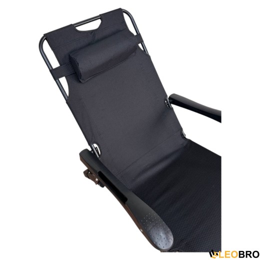 Крісло-ліжко трансформер LEOBRO Чорне (HT-148G1+ BLACK) - 2