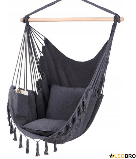 Гамак FUNFIT Premium Curved Style Чорний (3374) - 1