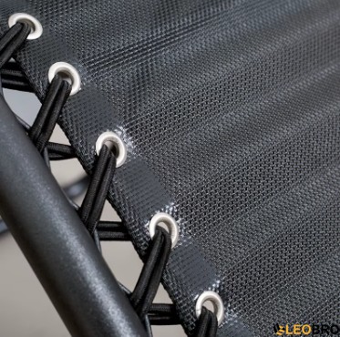 Розкладне крісло шезлонг LEOBRO Zero Gravity Black (LB-ZGC-A1-BLK) - 8