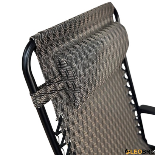 Розкладне крісло шезлонг LEOBRO Zero Gravity Plaid (LB-ZGC-A1-PLD) - 5