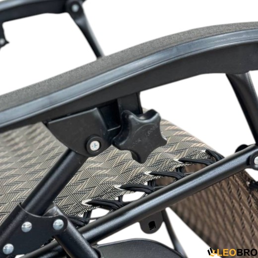 Розкладне крісло шезлонг LEOBRO Zero Gravity Plaid (LB-ZGC-A1-PLD) - 7