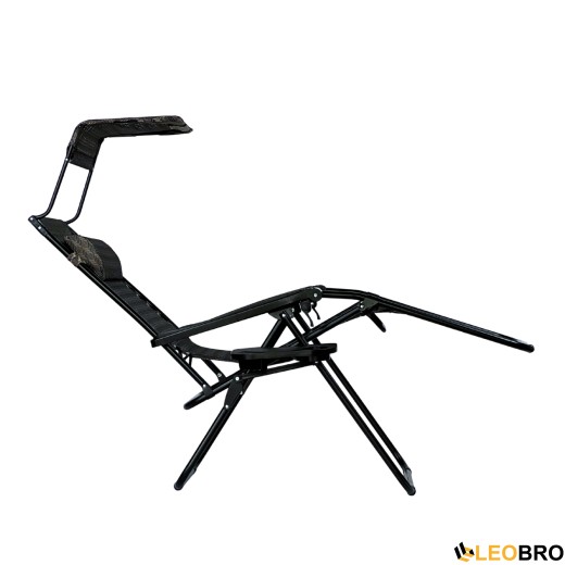 Розкладне крісло шезлонг з козирком LEOBRO Zero Gravity Plaid (LB-ZGC-H1-PLD - 4
