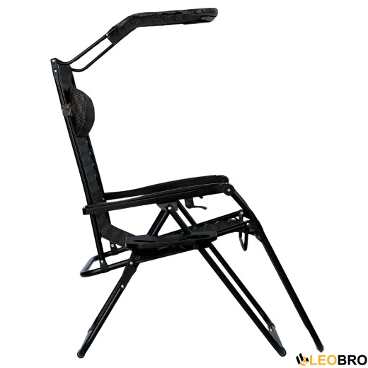 Розкладне крісло шезлонг з козирком LEOBRO Zero Gravity Plaid (LB-ZGC-H1-PLD - 5