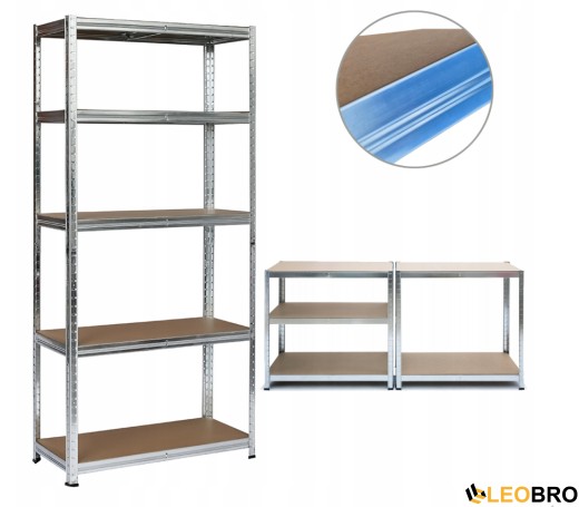 Стелаж LEOBRO Premium 180 х 90 х 40 см, 175кг/полиця, 5 полиць (LB-R104) - 1