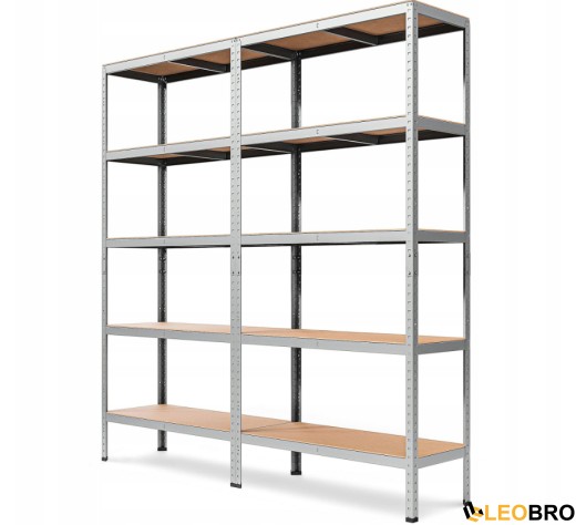 Стелаж LEOBRO Premium 200 х 90 х 40 см, 175кг/полиця, 5 полиць (LB-R118) - 2