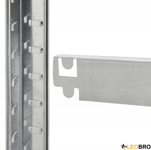 Стелаж LEOBRO Premium 220 х 90 х 40 см, 175кг/полиця, 5 полиць (LB-R119) - 3