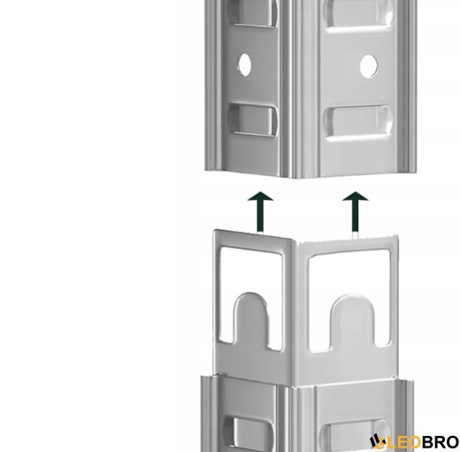 Набор из двух стеллажей LEOBRO Premium 150 х 140 х 30 см, 175кг/полка, 5 полок (LB-R112Х2) - 5