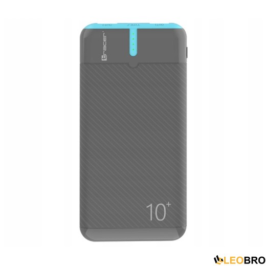 TRACER EnerGo 10000mAh Сірий/Синій Power bank (TRABAT47514) - 1
