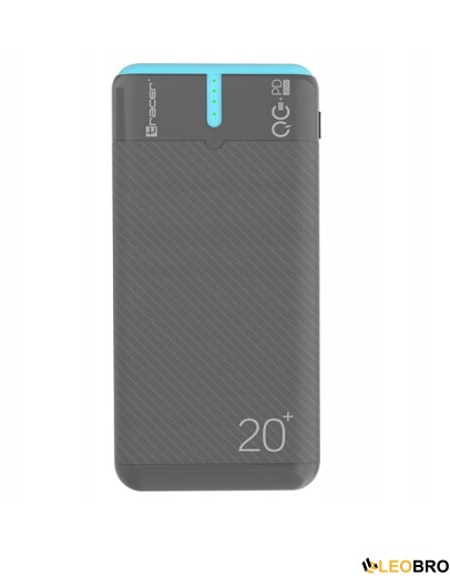 Power bank TRACER EnerGen 20000mAh PD+QC3.0 gray/blue (TRABAT47517) - 4