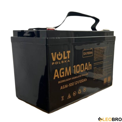 Комплект Volt Polska SINUS PRO 850 E PLUS 12/230V 500/850W + Акумулятор AGM 12V 100 Ah - 5