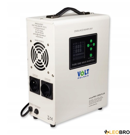 Комплект Volt Polska SINUS PRO 1200 E PLUS 12/230V 800/1200 + Акумулятор AGM 12V 100 Ah - 4