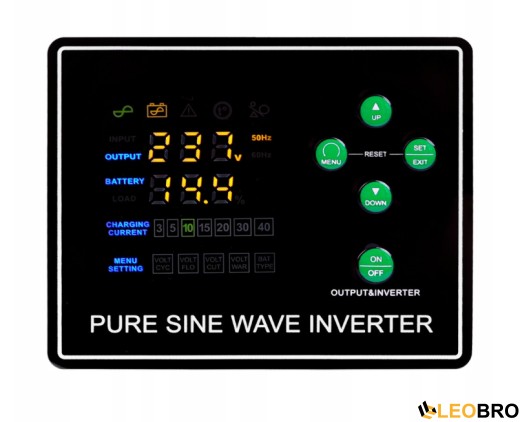 Комплект інвертор Volt Polska SINUS PRO 1200 E PLUS 800/1200W + Акумулятор  LiFePO4 12,8V - 3