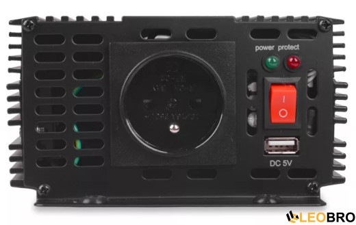 Перетворювач напруги VOLT Polska SINUS 1600 24V на 230V 800/1600W (3SIP160024) - 2