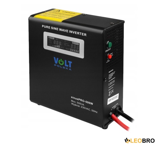 Комплект аварійного живлення Volt Polska SINUS PRO 500 E + Акумулятор VOLT AGM VRLA 100Ah 12V - 4