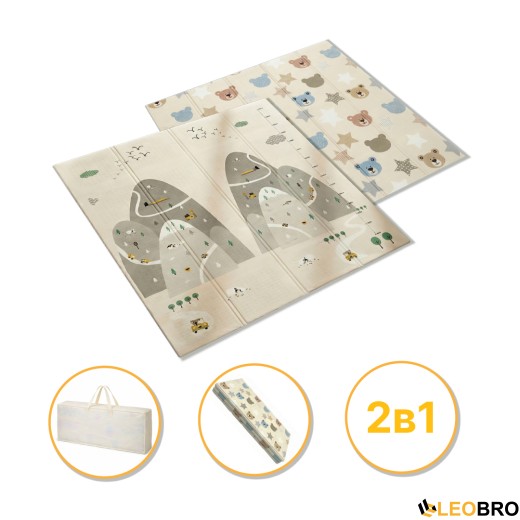 Дитячий ігровий килимок LEOBRO 180 x 200 x 1 см (LB-1035) - 1