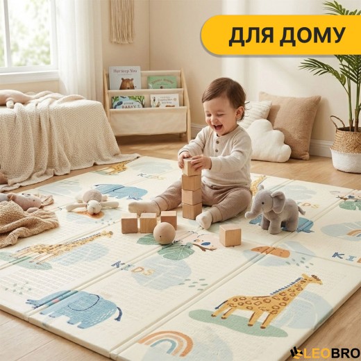 Дитячий ігровий килимок LEOBRO 180 x 200 x 1 см (LB-1035) - 7
