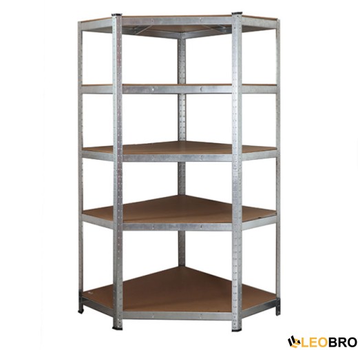 Стелаж кутовий LEOBRO Premium 180 х 90 х 40 см, 175кг/полиця, 5 полиць (LB-R123) - 11