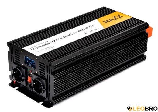 Гібридний ДБЖ/інвертор 4SUN MAXX SINUS 4000 W 12/230V 2000/4000W (R0248 PRZ274) - 1