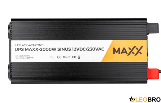 Гібридний ДБЖ/інвертор 4SUN MAXX SINUS 2000 W 12/230V 1000/2000W (R0279 PRZ279) - 2
