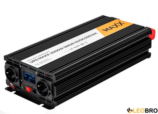 Гібридний ДБЖ/інвертор 4SUN MAXX SINUS 2000 W 12/230V 1000/2000W (R0279 PRZ279) - 7