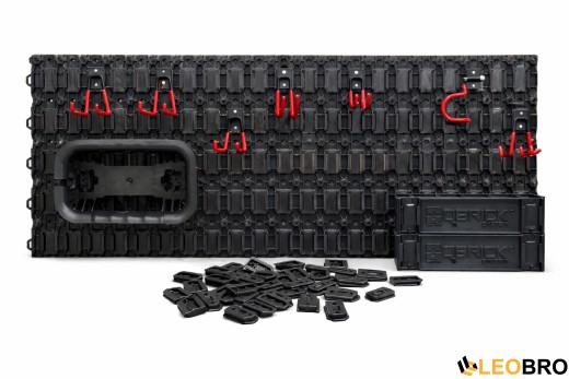 Навісна стінка для інструментів Qbrick System Custom Pegboard Starter Set (5901238262213) - 1