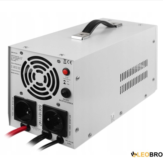 Комплект Volt Polska SINUS PRO 1000 E 12/230V 700/1000W + Акумулятор Green Cell AGM 100Ah 12V  - 3