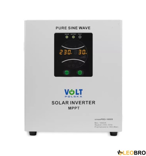 Комплект аварійного жмвлення Гібридний ДБЖ/інвертор Volt Polska SINUS PRO 1000 S + Акумулятор Volt Polska 100 Ah 12V - 3