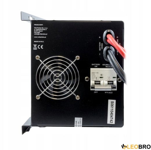 Комплект Volt Polska SINUS PRO 2400 W 12/230V 1600/2400W + Акумулятор MAXX GEL DEEP VRLA 120Ah 12V - 2