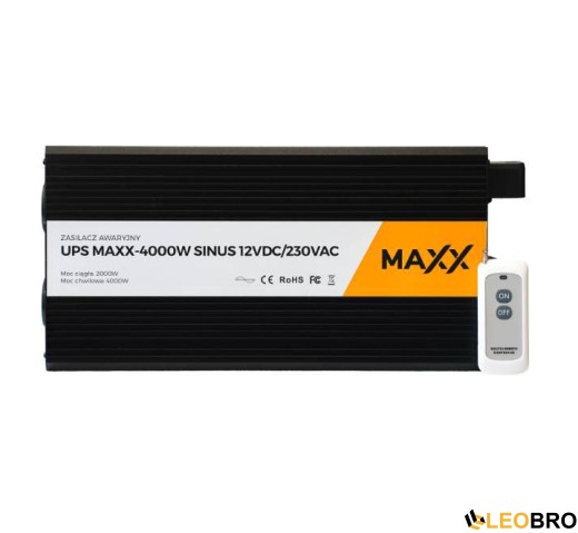 Комплект аварійного живлення 4SUN MAXX SINUS 4000W + Акумулятор VOLT AGM 100Ah (20А) - 4