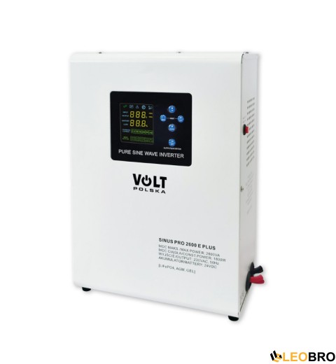 УЦІНКА! Гібридний ДБЖ/інвертор Volt Polska SINUS PRO 2600 E PLUS 24/230V 1800/2600W (3SPM26024M) - 1