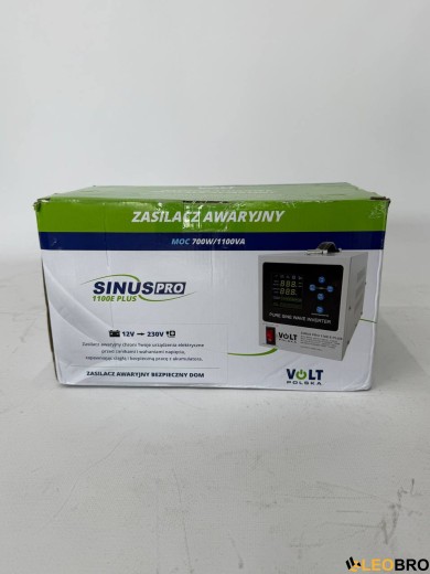 УЦІНКА! Гібридний ДБЖ/інвертор Volt Polska SINUS PRO 1100 E PLUS 12/230V 700/1100W (3SPM11012M) - 2