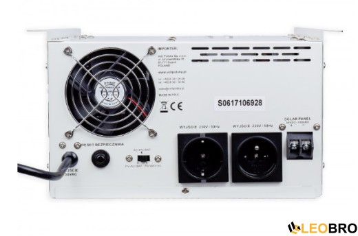 Сонячний інвертор Volt Polska SINUS PRO 2500 S 24/230V 1800/2500W + 40A MPPT 100V (3SPS250024) - 4