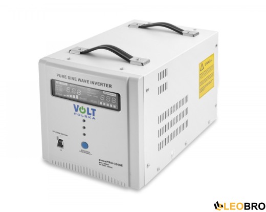 Гібридний ДБЖ/інвертор Volt Polska SINUS PRO 3000 E + 4 Акумуляторb VOLT AGM  DEEP CYCLE 74Ah 12V  - 2