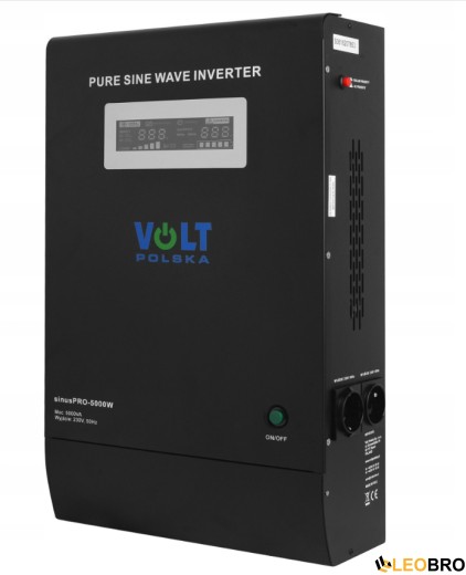 Комплект Гібридний ДБЖ/інвертор Volt Polska SINUS PRO 5000 E + 4 Акумулятора AGM Volt Polska 74 Ah  - 2