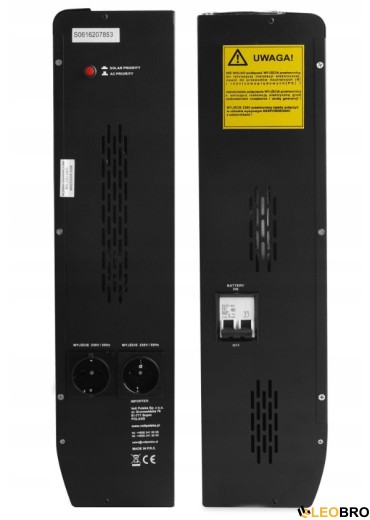 Комплект Гібридний ДБЖ/інвертор Volt Polska SINUS PRO 5000 E + 4 Акумулятора AGM Volt Polska 74 Ah  - 3