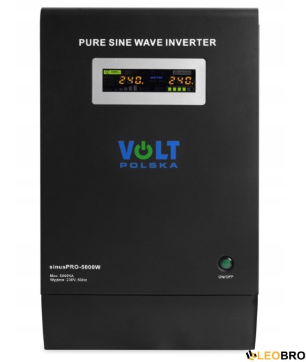 Комплект Гібридний ДБЖ/інвертор Volt Polska SINUS PRO 5000 E + 4 Акумулятора AGM Volt Polska 74 Ah  - 4