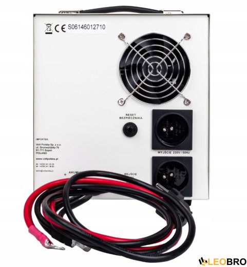 Комплект Volt Polska SINUS PRO 1500E  12/230V 1000/1500W + Акумулятор гелевий Volt Polska GEL 110 Ah - 5