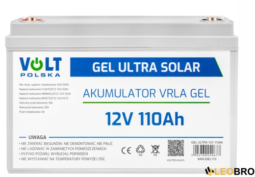 Комплект Volt Polska SINUS PRO 1200 E PLUS 12/230V 800/1200W + Акумулятор GEL 12V 110 Ah - 3
