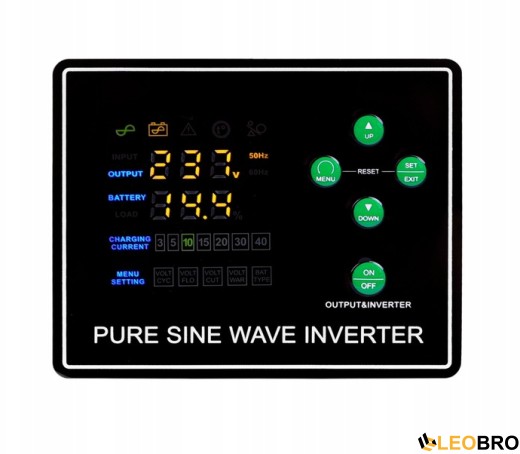 Комплект Volt Polska SINUS PRO 1200 E PLUS 12/230V 800/1200W + Акумулятор GEL 12V 110 Ah - 5