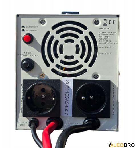 Комплект Volt Polska SINUS PRO 850 E PLUS 12/230V 500/850W + Акумулятор GEL 12V 110 Ah - 4