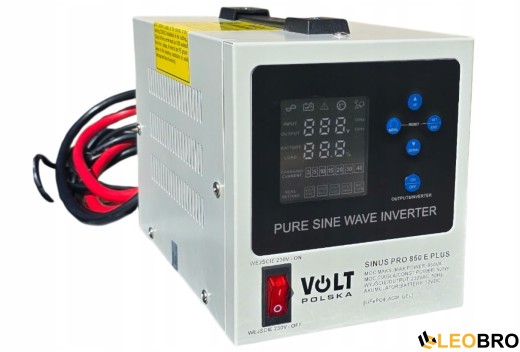 Комплект аварійного живлення VOLT Polska SINUS PRO 850 E PLUS 12/230V 500/850 Вт + AGM акумулятор 74 Ah - 2
