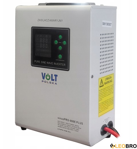 Аварійний комплект Volt Polska SINUS PRO 900 E PLUS 12/230V 600/900W + Акумулятор LiFePO4 12,8V 100 Ah - 3