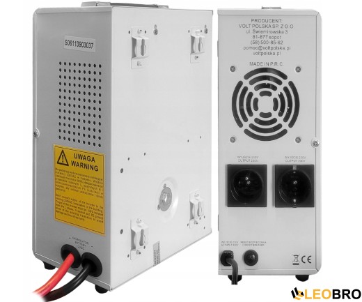 Аварійний комплект Volt Polska SINUS PRO 900 E PLUS 12/230V 600/900W + Акумулятор LiFePO4 12,8V 100 Ah - 4
