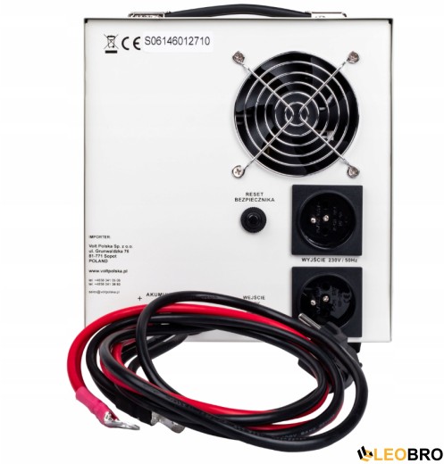 Аварійний комплект Volt Polska SINUS PRO 1500 E 12/230V 1050/1500W + Акумулятор AGM Gren Cell 100Ah 12V - 4